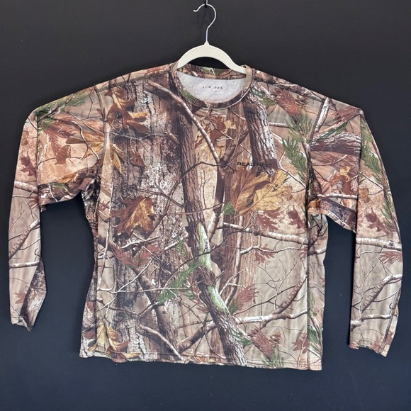 Realtree Other - Realtree AP Camo Long Sleeve Performance Shirt Mens XL Camouflage Hunting Tee